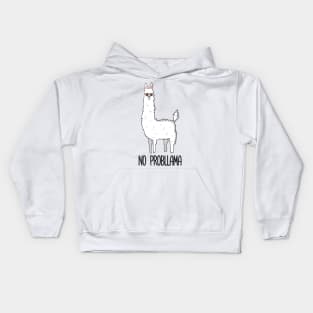 No Probllama Kids Hoodie